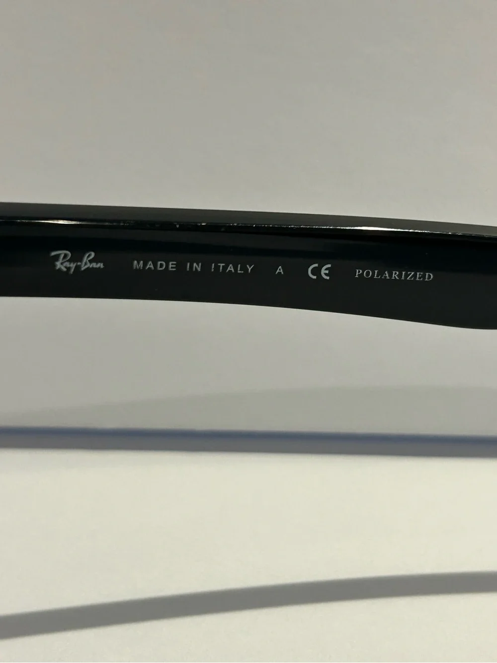Ray-Ban Black Frame Sunglasses with Green Lenses RB4147 Polarized